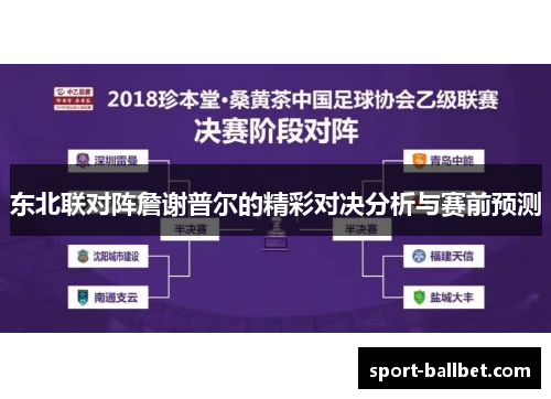 东北联对阵詹谢普尔的精彩对决分析与赛前预测